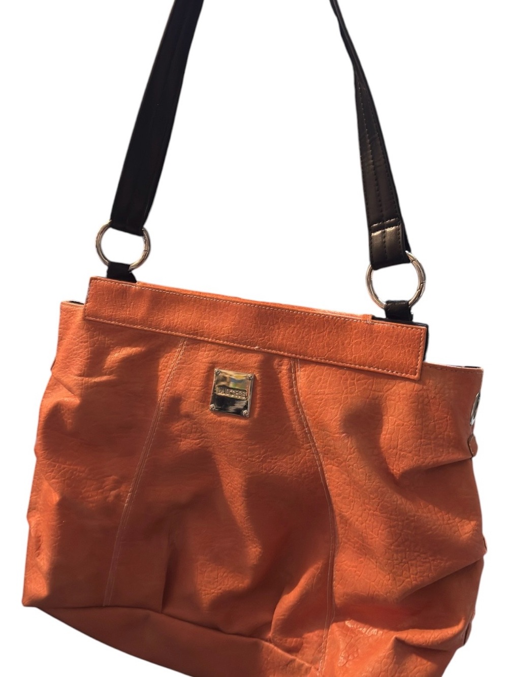 Miche Orange Shoulder Bag with Black Strap